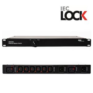 Sie sehen einen EBS Externen Bypass EBS3000RM Lock fuer die USV-Anlage