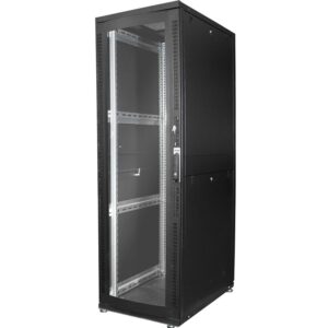 19 Zoll Netzwerkschrank 42HE mit Glastuer