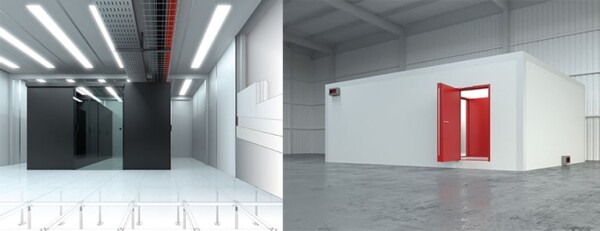 Rechenzentrum Serverraumzelle bietet die Firma EPS