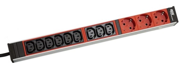 EPS PCS Steckdosenleiste Schuko PCS374SM 2 R 19 Zoll Rack