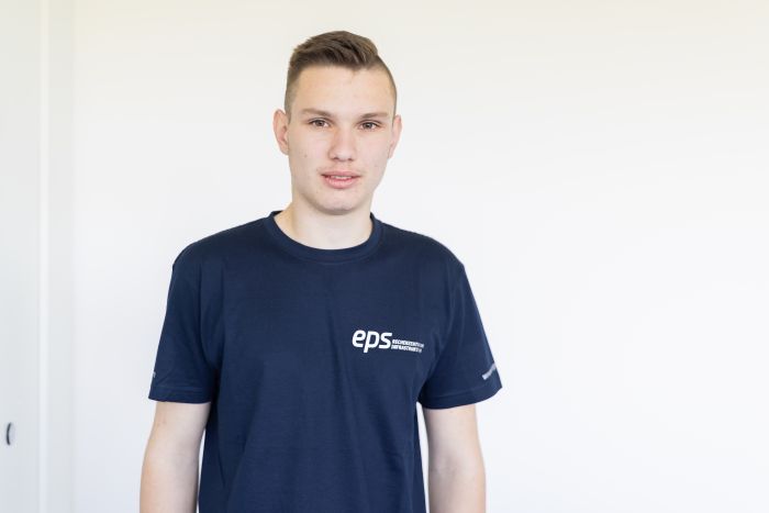 Fabian Baumgartner ist Techniker in Ausbildung bei EPS