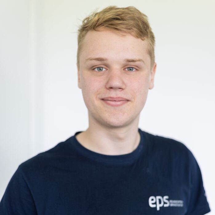 Here you can see Matthias Vogl, technician at EPS