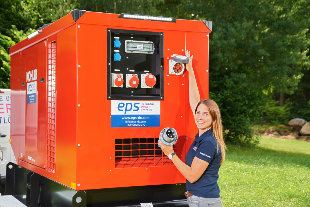 Verena Broederbauer from EPS shows socket set