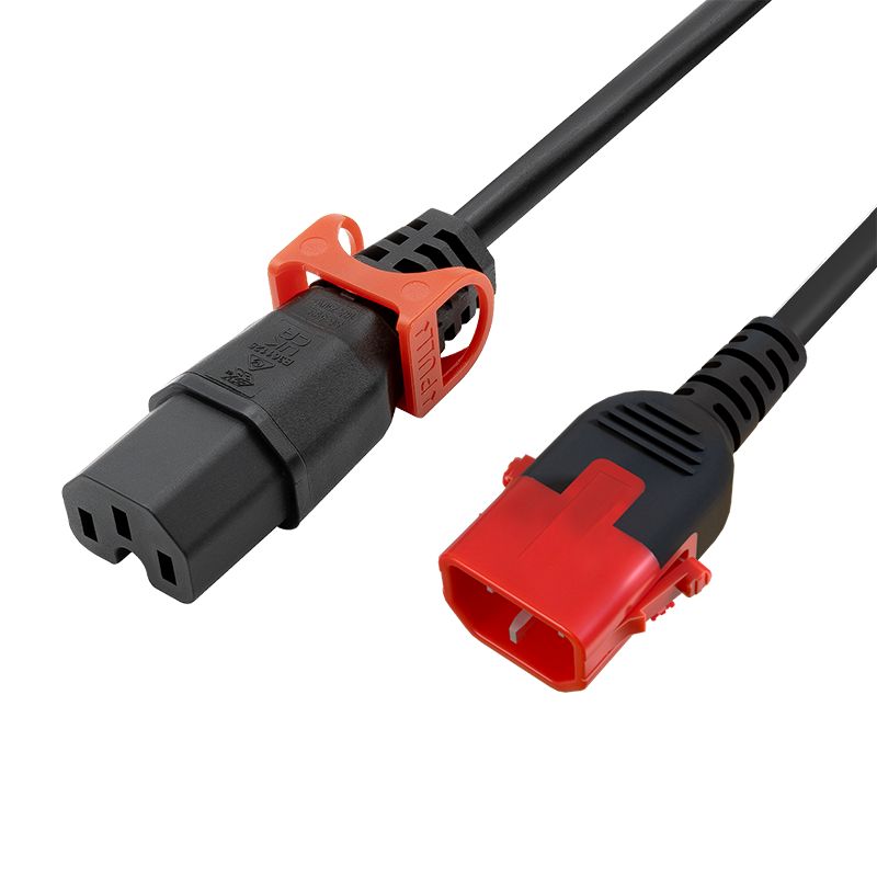 EPS IEC Lock C14 C15 Kabel mit Verlaengerung