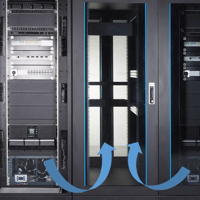 You will see an air-conditioned RCS 19 inch rack