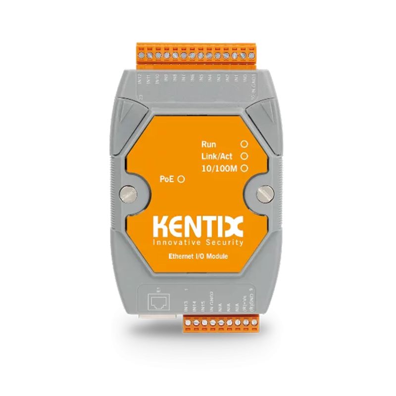 Monitoring System von Kentix mit 16 Alarmeingaengen.