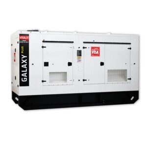 Sie sehen das Diesel Notstromaggregat von VISA, F403GX.